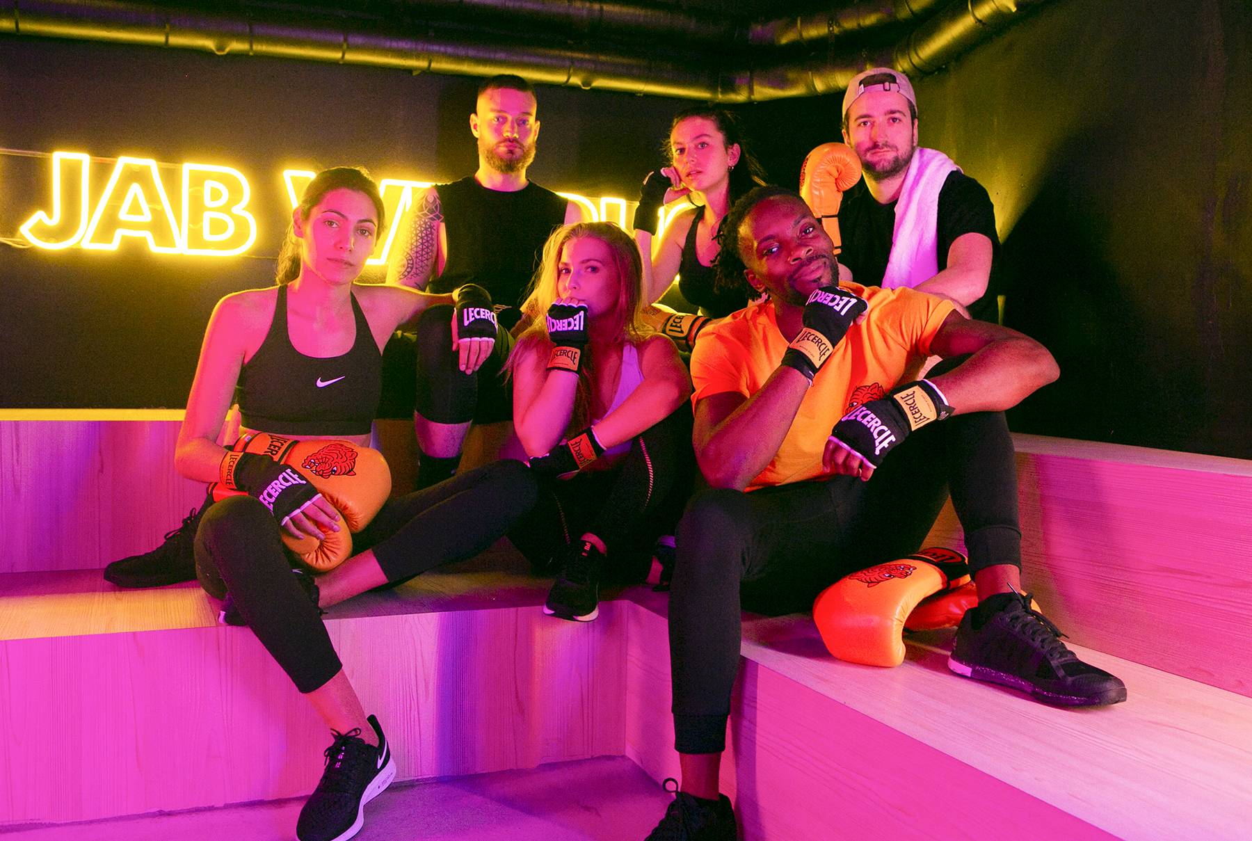 coachs dans la salle du Cercle Boxing Montmartre