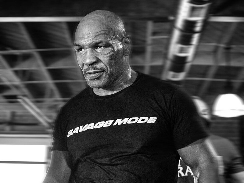 Mike Tyson a l'entrainement en 2022