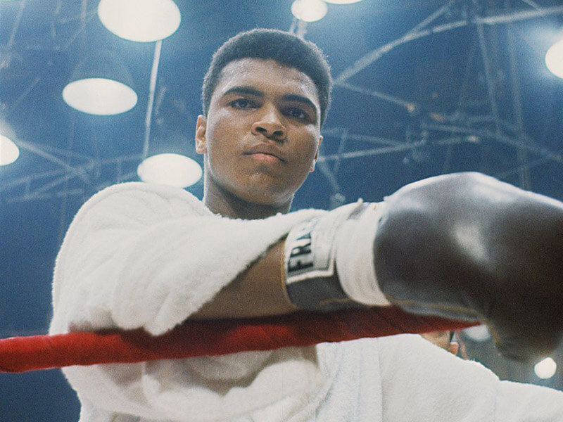 Mohamed Ali lors de ses débuts en boxe professionnelle