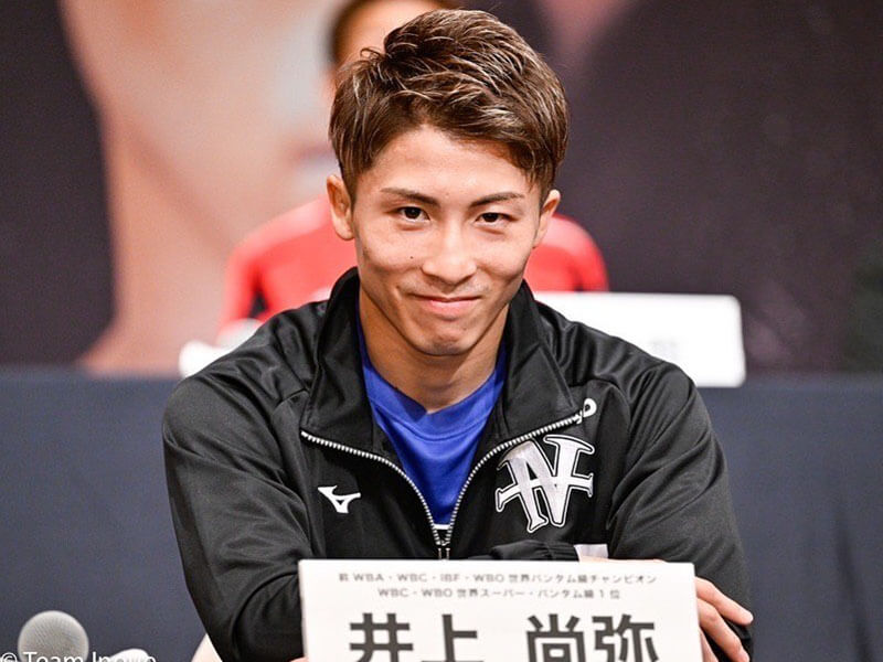 Naoya Inoue en conférence de presse